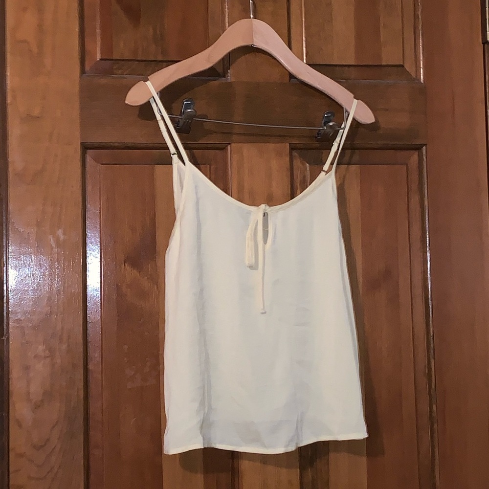 Yellow cropped top